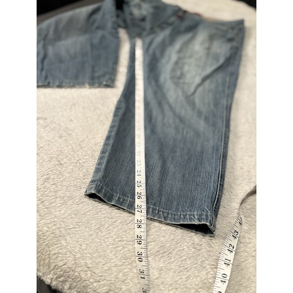 Marithe Francois Girbaud Mens Distressed Blue Jeans Size 44 Pants Grunge - Picture 3 of 9